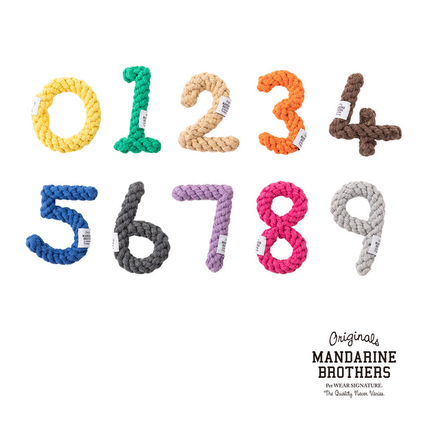 MANDARINE BROTHERS ナンバーロープトイ/Number Rope Toy