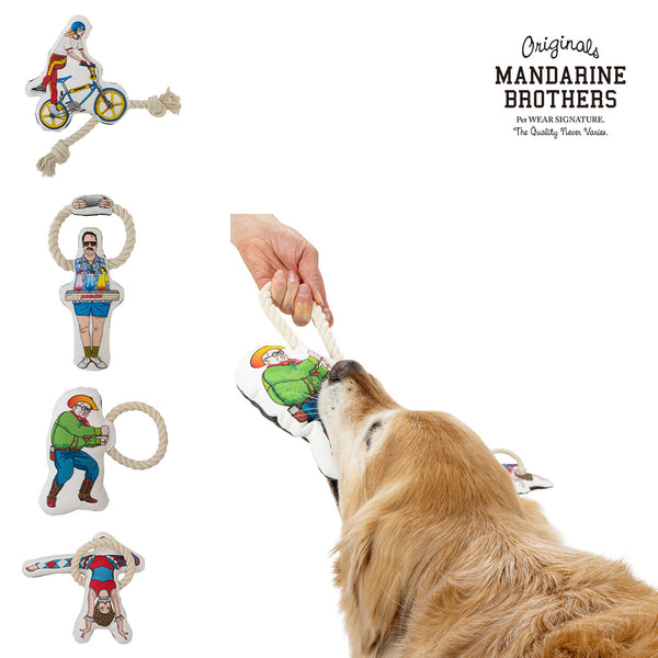 MANDARINE BROTHERS スーパークレイジーオーサムロープトイ/Super Crazy Awesome Rope Toy　ドッグトイ　犬用おもちゃ