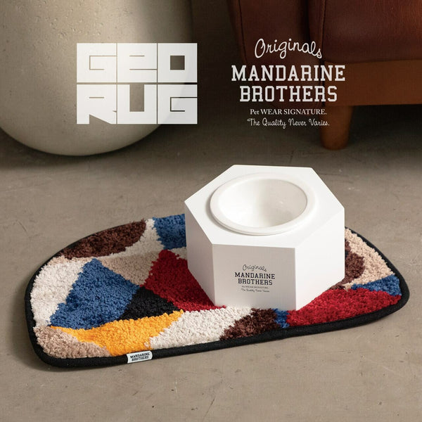 MANDARINE BROTHERS ジオラグ×MBリビングラグ/GEORUG×MB Living Rug　ミニマット　ドッググッズ