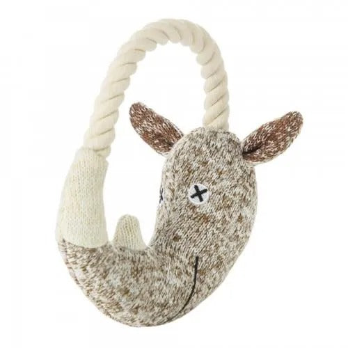 【FAD】ファッド アニマル・プラッシュトイ・ウィズロープ/リノ［dad-way（ダッドウェイ）］犬用 おもちゃ 厚めの織生地 音が鳴る