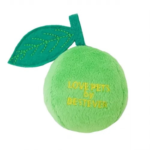 【Bestever】ベストエバー スクィーキー ライム 犬用 おもちゃ ぬいぐるみ 食べ物モチーフ カシャカシャ プレゼント