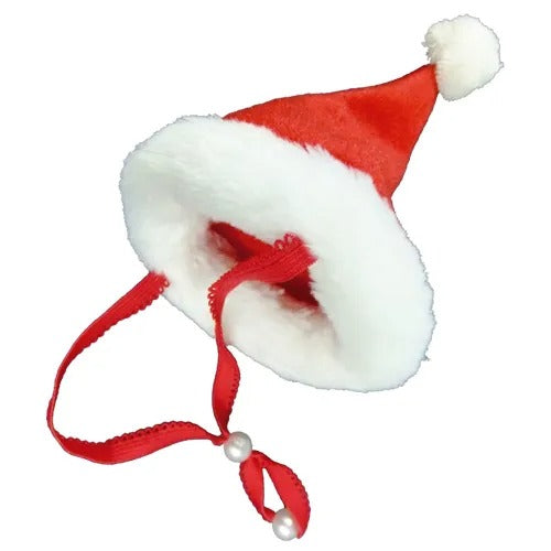 サンタ帽 犬用 帽子 コスチューム クリスマス 撮影 パーティー サイズ調節 あごヒモ 小型犬〜大型犬