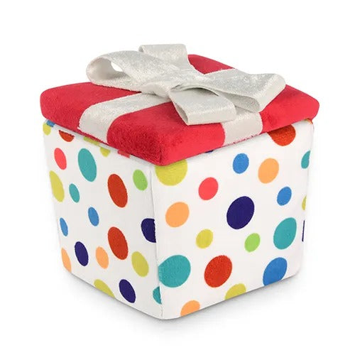 【P.L.A.Y.】パーティータイム パーティープレゼント  [プレイ] 犬用 おもちゃ ぬいぐるみ 洗濯機可 スクィーカー ロープ