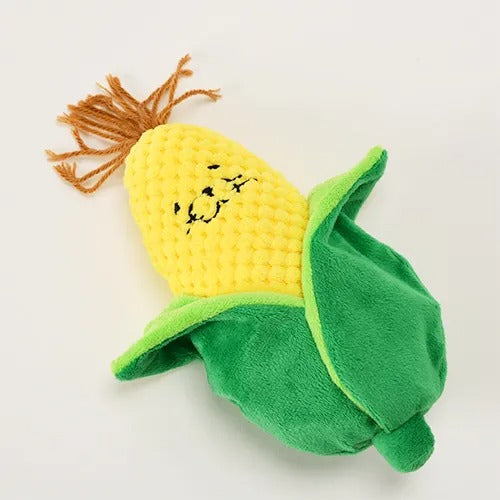 【Solgra】ソルグラ お野菜フレンズ コーンパイセン 犬用 おもちゃ ぬいぐるみ ピーピー ガサガサ 仕掛け