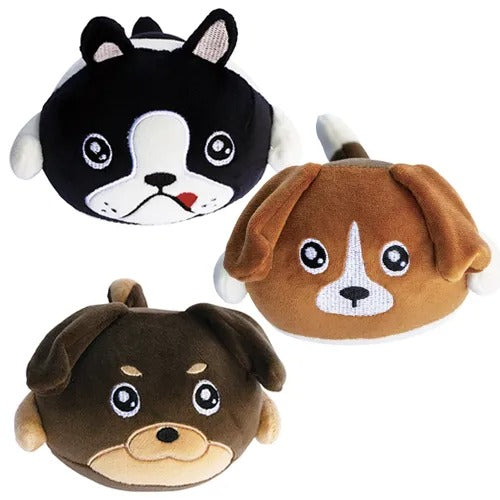 【貝沼産業】わんだボール 犬用 おもちゃ ぬいぐるみ ボール やわらか生地 笛 フレンチブルドッグ ダックス ビーグル