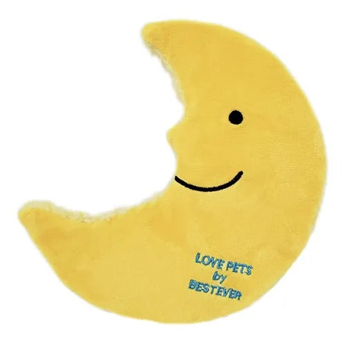 【Bestever】ベストエバー スクィーキー 月 犬用 おもちゃ おやつポケット付き 仕掛け フェルトライナー