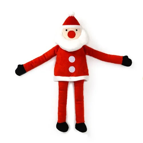 【Solgra】ソルグラ ながい さんた 犬用 おもちゃ ぬいぐるみ クリスマス プレゼント オーナメント 仕掛け