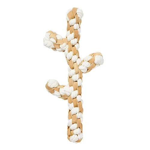 【FAD】ファッド レザー＆コットン・トイ ブランチ［dad-way（ダッドウェイ）］犬用 おもちゃ デンタルケア なめし革 コットン