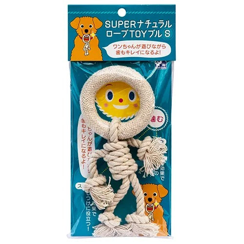 【貝沼産業】スーパーナチュラル TOYプル ＜全3サイズ＞ 犬用 おもちゃ ロープトイ リング 天然コットン素材100％