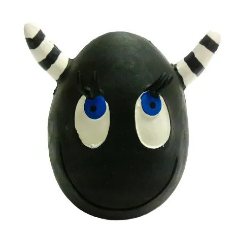 サンジョルディ おにたまご 犬用 おもちゃ ラテックス製 天然ゴム スクイーカー ミルクの香り付き 超小型犬 小型犬