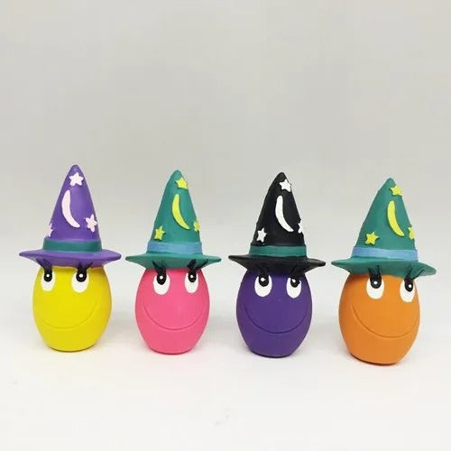 サンジョルディ マジカルたまご 犬用 おもちゃ ラテックス製 天然ゴム スクイーカー ミルクの香り付き 超小型犬 小型犬