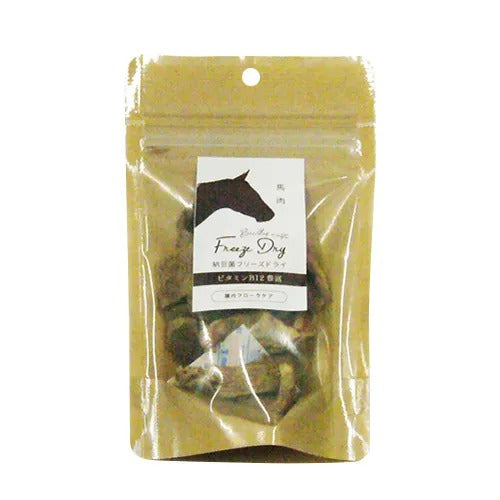 【DRS.CHOICE】ドクターズチョイス 納豆菌フリーズドライ 馬肉 犬用 おやつサプリメント ビタミンB12 納豆菌乳酸菌分泌生産物質 腸内環境 健康維持