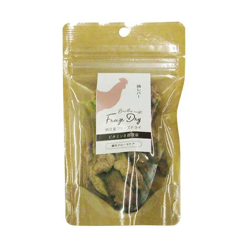 【DRS.CHOICE】ドクターズチョイス 納豆菌フリーズドライ 鶏レバー 犬用 おやつサプリメント ビタミンB 納豆菌乳酸菌分泌生産物質 腸内環境 健康維持