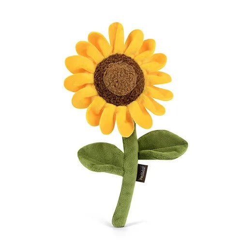 【P.L.A.Y.】プレイ ブルーミングバディーズ サンフラワー 犬用 おもちゃ ぬいぐるみ 音が鳴る 丈夫 ベロア製 洗濯機可