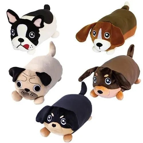 【貝沼産業】わんだFamily（ワンダファミリー）犬用 ぬいぐるみ アゴのせ 抱き枕 シャカシャカ音 ソフトマイヤー仕立て