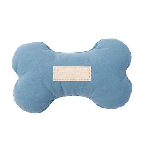 【FuzzYard LIFE】ボーントイ フレンチブル—［ファズヤードライフ］犬用 おもちゃ 枕 骨型 鳴り笛 コーデュロイ 綿