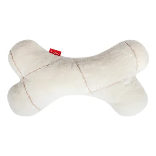 【appy】アッピィ 犬用おもちゃ ボーンピロー（ウィンドペン） 犬用 ぬいぐるみ 枕 オーガニックコットン シール織り 丈夫