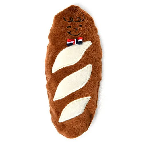 【Solgra】ソルグラ パリッとフランスパン 犬用 おもちゃ ぬいぐるみ ピーピー ガサガサ 仕掛け