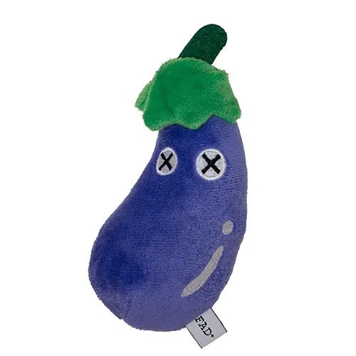 【FAD+】ファッド・プラス ファーム・プラッシュトイ ナス［dad-way（ダッドウェイ）］犬用 おもちゃ ぬいぐるみ スクイーカー