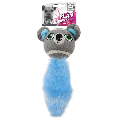 【M-PETS】エムペッツ PLAYドッグトイ コアラのアール 犬用 おもちゃ ボール ふわふわ カシャカシャ 仕掛け