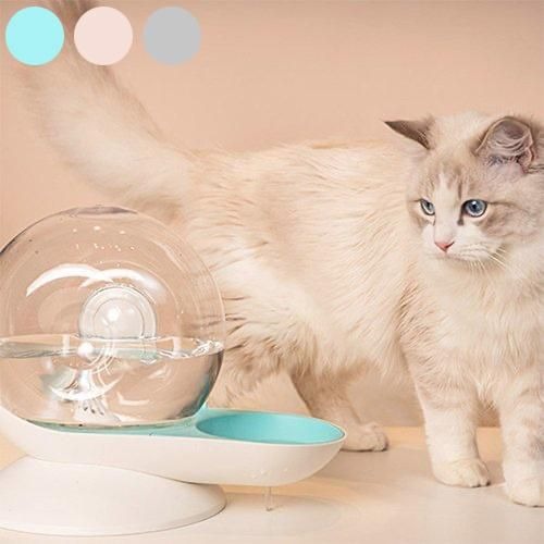 【M-PETS】エムペッツ カタツムリペット給水器 ＜全3色＞ 犬用 ウォーター ディスペンサー 大容量タンク 電源不要
