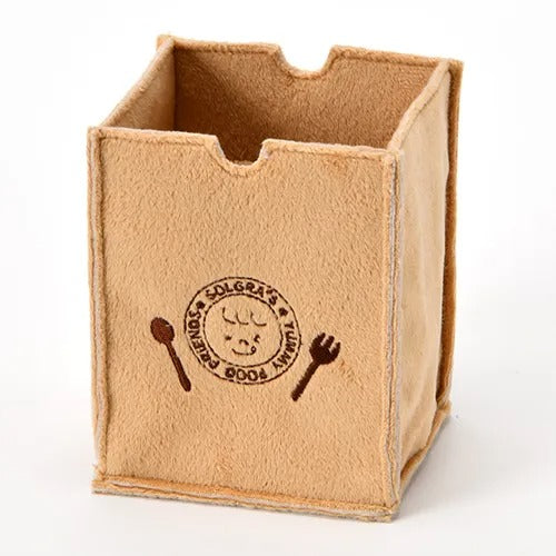 【Solgra】ソルグラ お買い物袋 犬用 おもちゃ 知育 ノーズワークトイ 紙袋 モチーフ ガサガサ 仕掛け ポケット インテリア