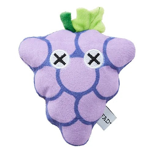 【FAD+】ファッド・プラス ファーム・プラッシュトイ ブドウ［dad-way（ダッドウェイ）］犬用 おもちゃ ぬいぐるみ スクイーカー