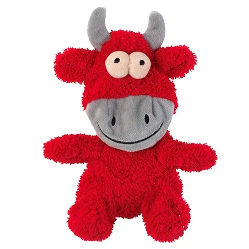 【FuzzYard】ファズヤード フラットトイ ジョーダン（うし）犬用 おもちゃ ぬいぐるみ ソフトな肌触り ノンアレルゲン加工