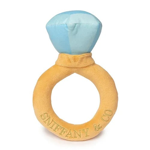 【FuzzYard】ファズヤード プラッシュトイ ダイヤモンドリング 犬用 おもちゃ ぬいぐるみ スクイーカー ノンアレルゲン加工