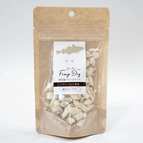 【DRS.CHOICE】ドクターズチョイス 納豆菌フリーズドライ たら 犬用 おやつ サプリメント ビタミンB12 納豆菌乳酸菌分泌生産物質 腸内環境 健康維持