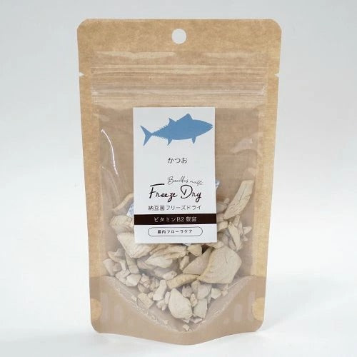 【DRS.CHOICE】ドクターズチョイス 納豆菌フリーズドライ かつお 犬用 おやつ サプリメント ビタミンB2 納豆菌乳酸菌分泌生産物質 腸内環境 健康維持