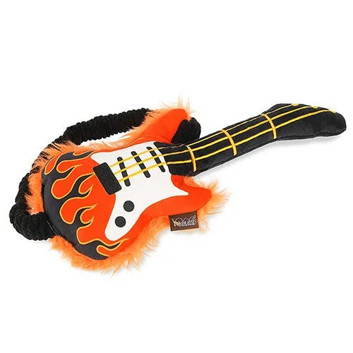 【P.L.A.Y.】プレイ 90's クラシック エレキギター 犬用 おもちゃ ぬいぐるみ 丈夫 スクイーカー ベロア製 洗濯機可