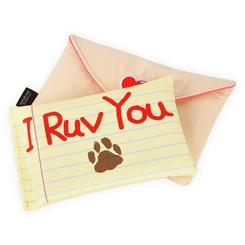 【P.L.A.Y.】プレイ ラブバグ ラブレター 犬用 おもちゃ 丈夫 ダブルステッチ スクイーカー ベロア製 洗濯機可