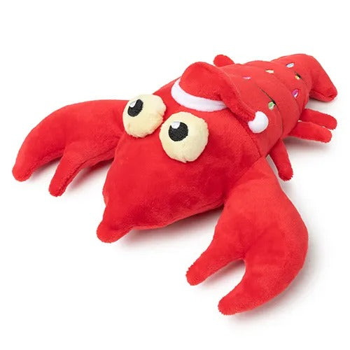 【FuzzYard】ファズヤード クリスマストイ ロブスター 犬用 おもちゃ ぬいぐるみ スクイーカー ノンアレルゲン加工