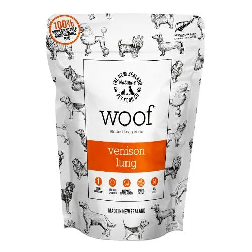 【WOOF】ワフ ベニソンラング 犬用 おやつ トッピング ニュージーランド産 鹿の肺 エアドライ製法 サクサク食感 高たんぱく 低脂肪