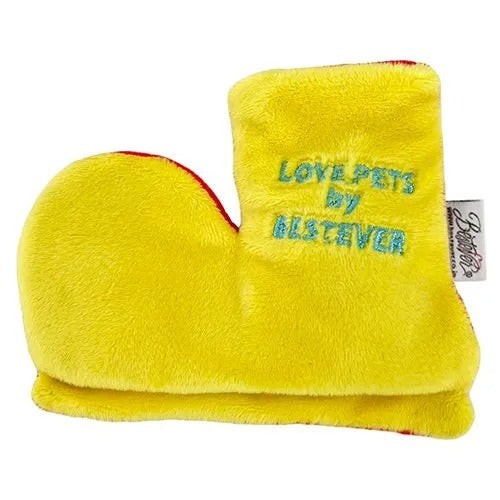 【LOVE PETS by BESTEVER】ラブペッツバイベストエバー シンアンドチュウイー 長靴 犬用 おもちゃ フェルト おやつポケット