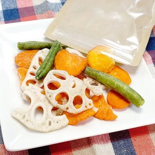 【Bark】バーク 野菜ミックスチップス ＜犬用おやつ＞国産 無添加 にんじん レンコン いんげん 野菜ミックス 特殊フライ ドライ加工 クリスピー