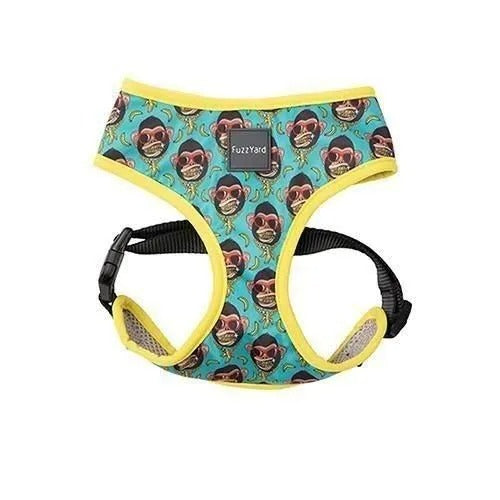【FuzzYard】ファズヤード ソフトハーネス Gor-illz（ゴリラズ）犬用 胴輪 ワンタッチバックル メッシュ生地
