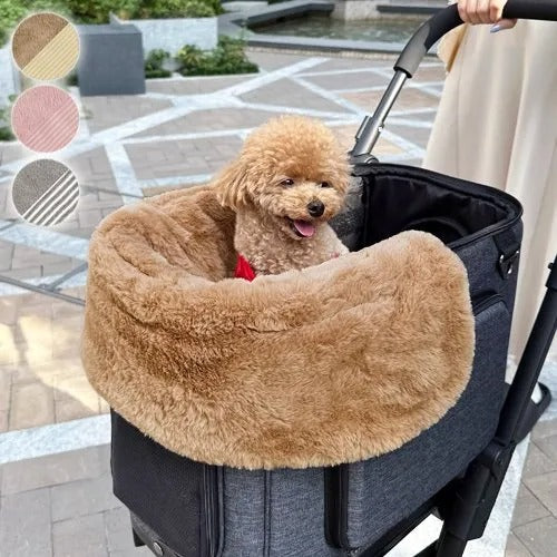 【kuPla kuPla】クプラクプラ ワンちゃんのカートクッション（リバーシブル）犬用 クッション リバーシブル オールシーズン