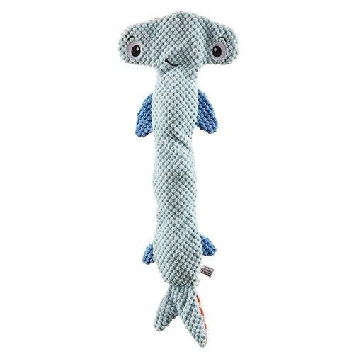 【Petstages】ペットステージ フロッピー ハンマーヘッドシャーク［dad-way（ダッドウェイ）］犬用 おもちゃ ぬいぐるみ ロングサイズ スクイーカー 中型犬 大型犬