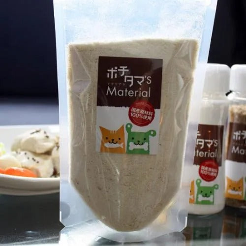 ポチタマ’S Material おから[ポチタマのマテリアル] 犬用 トッピング ふりかけ 国産大豆 たんぱく質 食物繊維 アミノ酸
