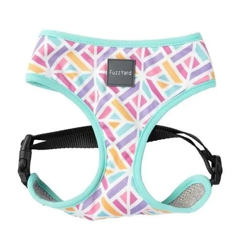 【FuzzYard】ファズヤード ソフトハーネス バブルカムバースト 犬用 胴輪 ワンタッチバックル仕様 メッシュ生地 ファッション