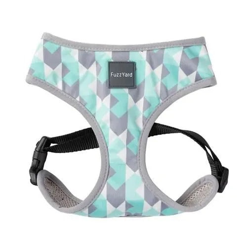 【FuzzYard】ファズヤード ソフトハーネス ミントフィズ 犬用 胴輪 ワンタッチバックル仕様 メッシュ生地 ファッション