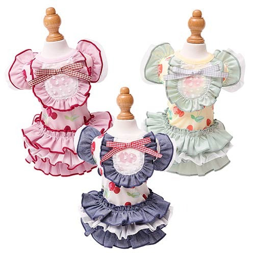 GODPIVA】COOLプティチェリーワンピース［ゴッドピバ］ 犬用 ドッグ