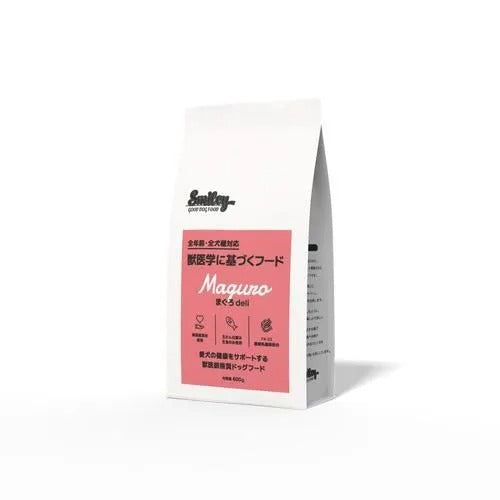 【Smiley】まぐろdeli ＜全3サイズ＞ 犬用 餌 ドッグフード ドライ 純国産フード オールステージ 健康維持 ノンオイルコーティング 無添加 減塩 乳酸菌配合