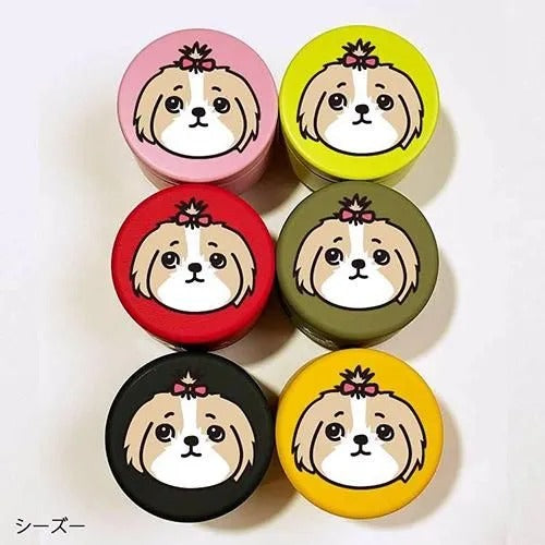 【D・O・G】DOGプチ缶ケース シーズー ＜2種6色＞ [ディー・オー・ジー] 犬用 おやつ入れ 小物入れ 容器 プレゼント プラケース入り