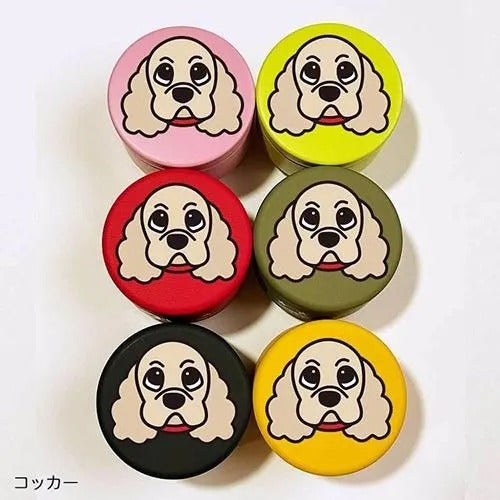 【D・O・G】DOGプチ缶ケース コッカー・スパニエル ＜2種6色＞ [ディー・オー・ジー] 犬用 おやつ入れ 小物入れ 容器 プレゼント プラケース入り