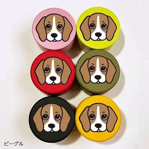 【D・O・G】DOGプチ缶ケース ビーグル ＜6色＞ [ディー・オー・ジー] 犬用 おやつ入れ 小物入れ 容器 プレゼント プラケース入り
