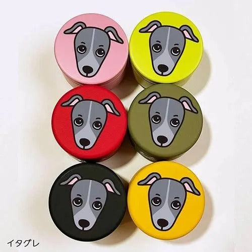 【D・O・G】DOGプチ缶ケース イタグレ ＜6色＞ [ディー・オー・ジー] 犬用 おやつ入れ 小物入れ 容器 プレゼント プラケース入り