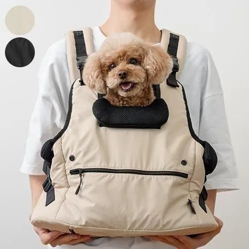 【FAD】ファッド　フロントホールド・キャリー［dad-way（ダッドウェイ）］犬用 前抱き専用 キャリー バッグ ショルダーベルト ウエストベルト 洗濯可能